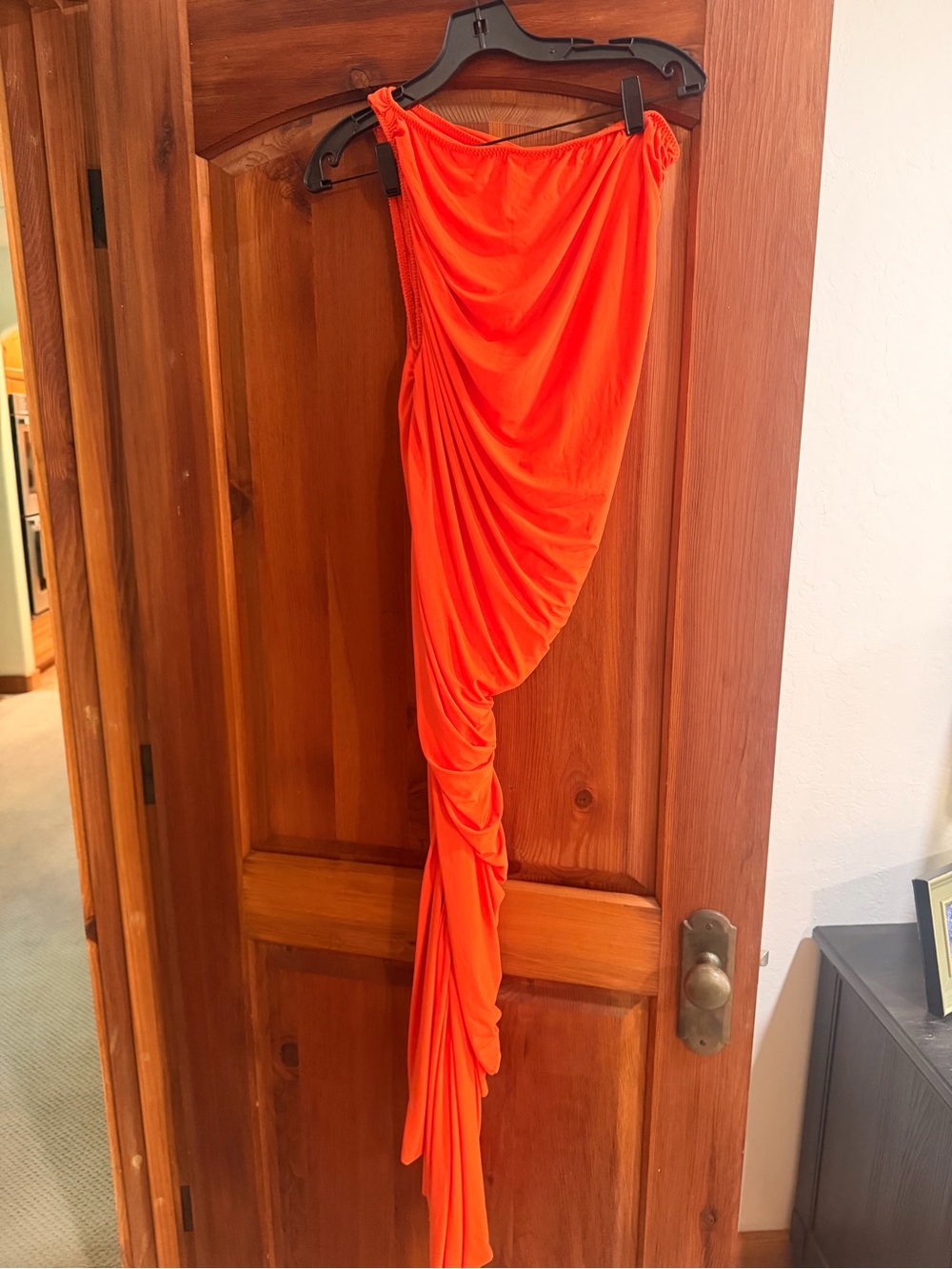 Diana Ruched One-Shoulder Gown - Picture 3 of 5